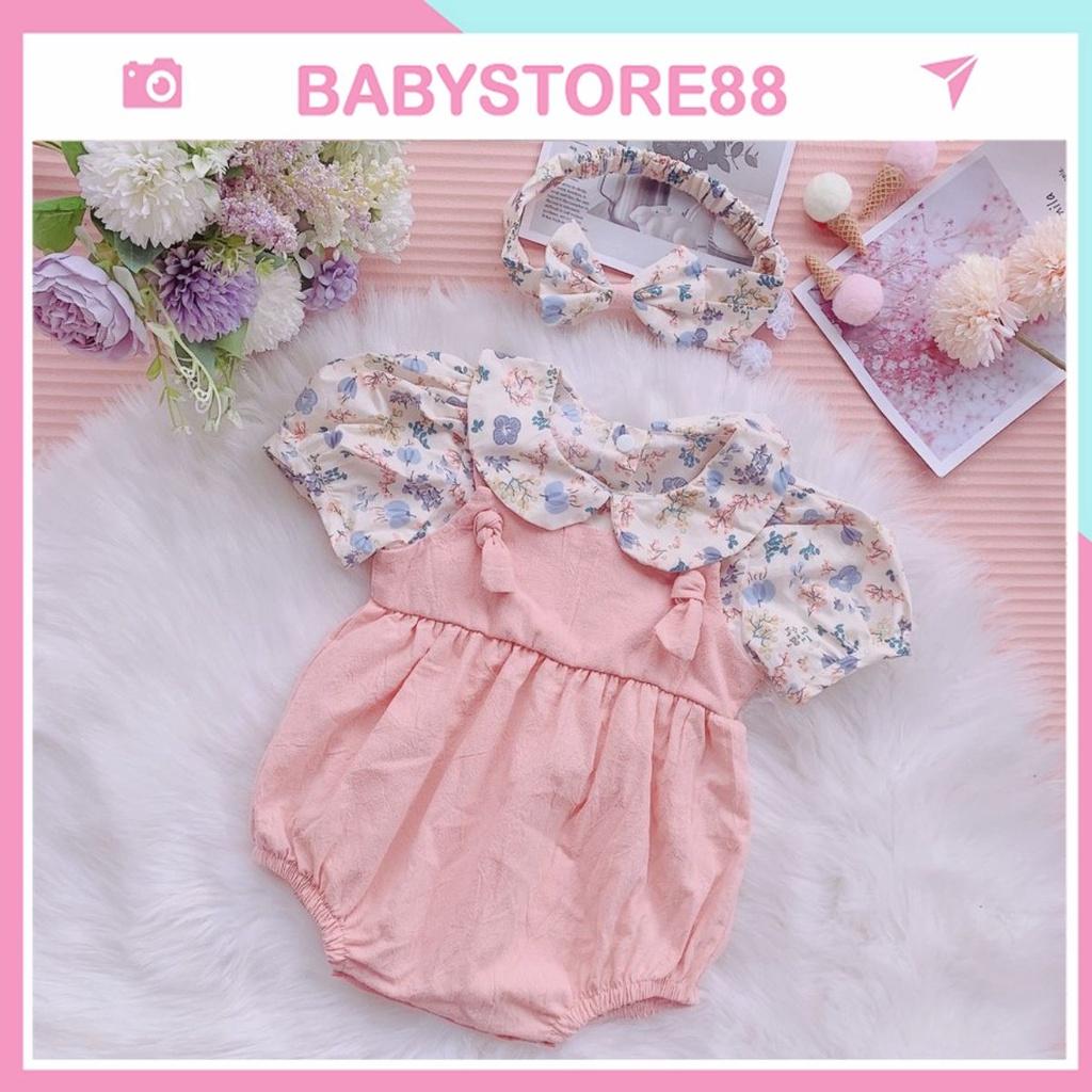 Bodysuit cho bé bộ body cho bé gái sơ sinh 0.1.2. 3 tuổi thiết kế cao cấp v14 thời trang trẻ em BABYSTORE88