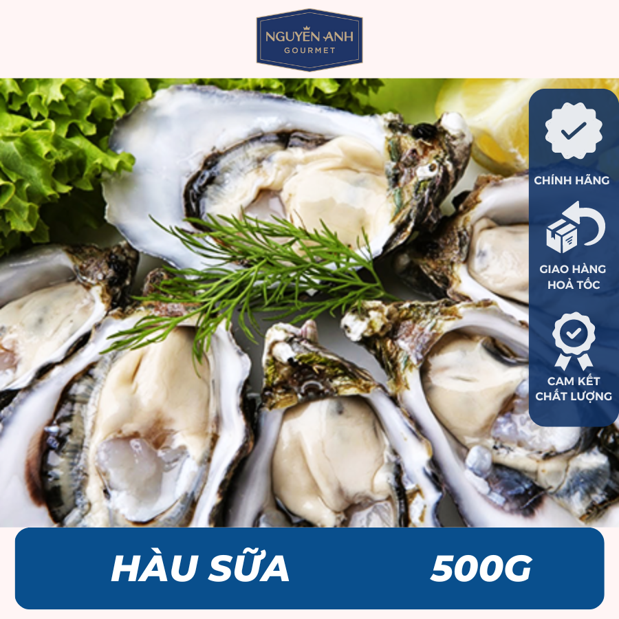 Hàu sữa tách vỏ Nguyên Anh 500G