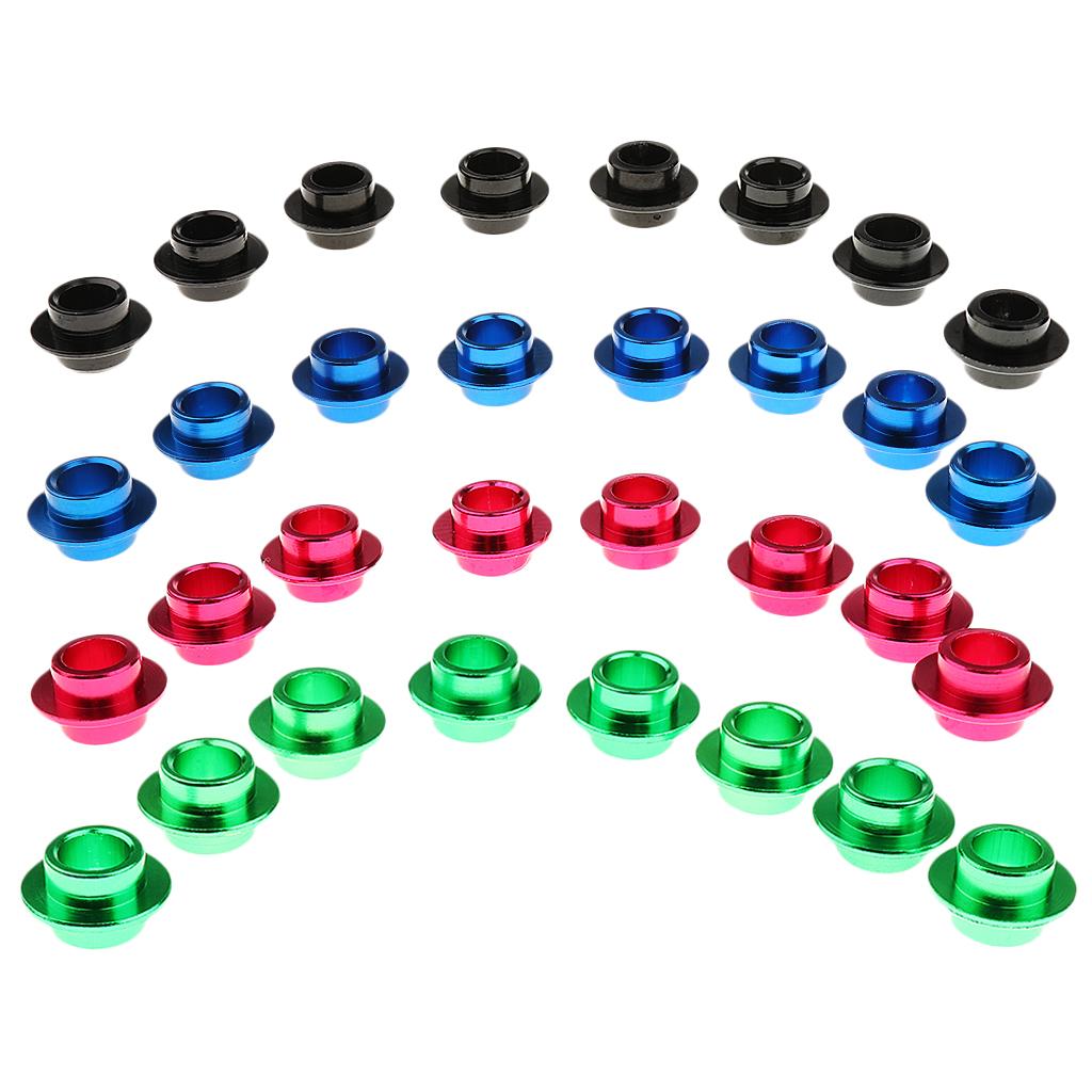 8pcs Skateboard Scooter Roller Inline Skate Wheels Bearing Spacer - 4 Colors