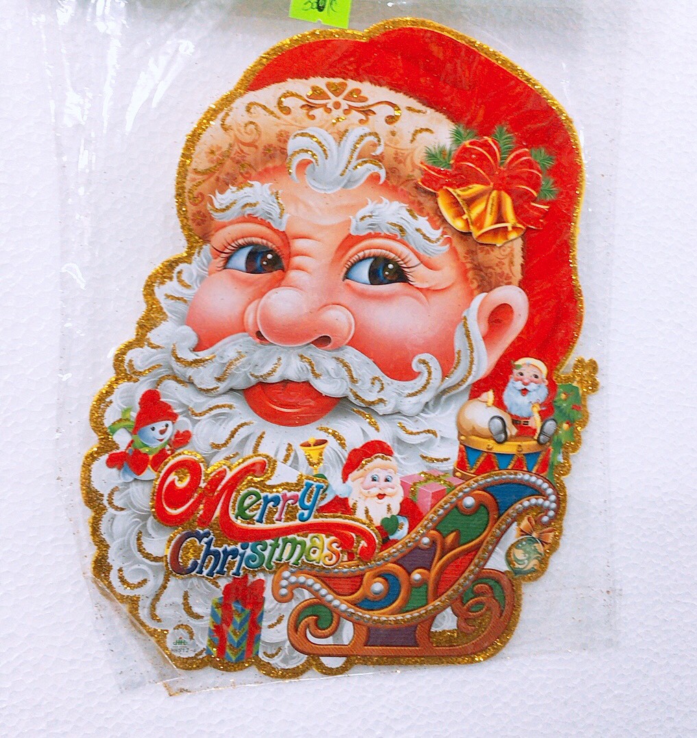 DECAL DÁN KÍNH TRANG TRÍ NOEL 30cm-35cm