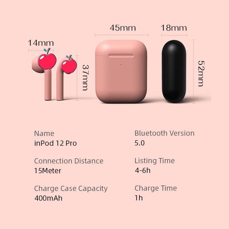 Tai nghe bluetooth 5.0 tại nghe không dây TWS tai nghe 9d Có Hộp Sạc Chất Lượng Cao Mới Cho Điện Thoại Android