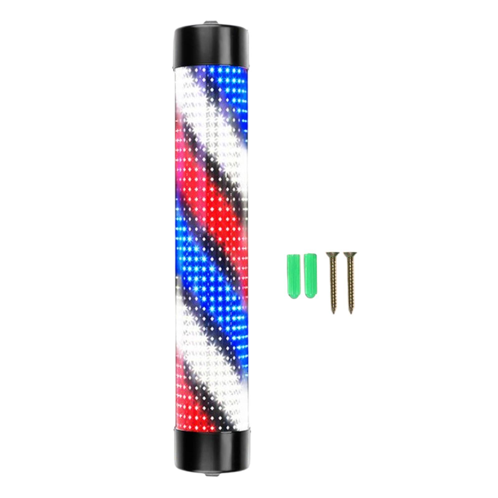Barber Shop Pole Rotating Light Lighting Hairdressing LED Stripes Lights