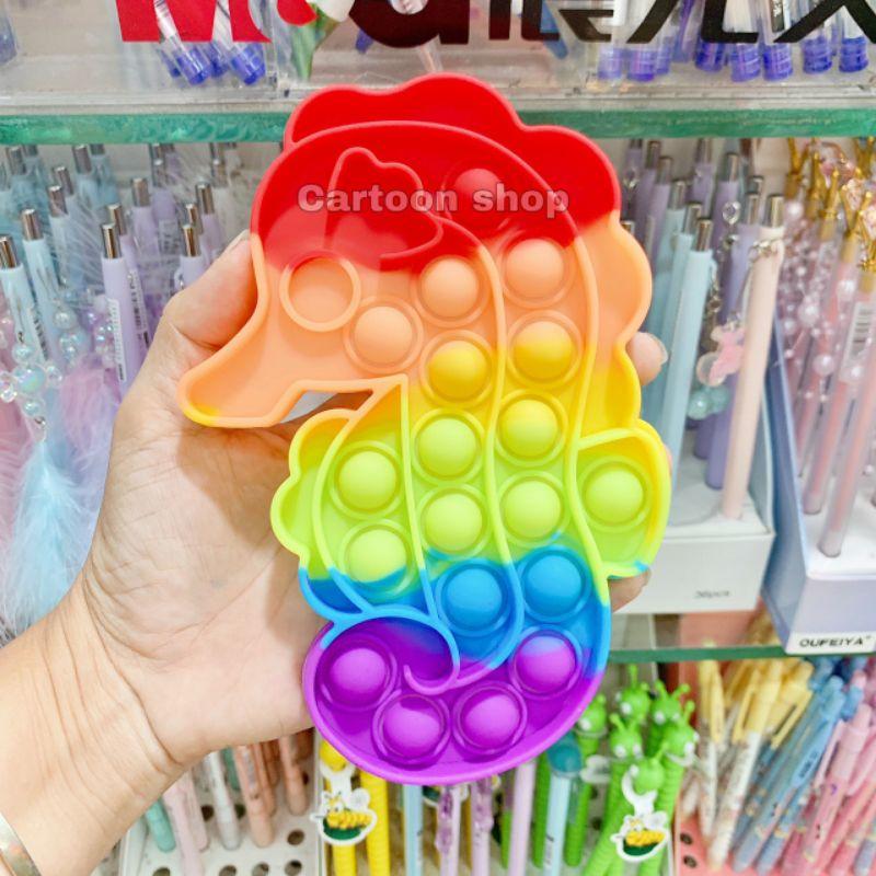 POP IT đồ chơi nhấn bong bóng xả stress nhiều mẫu cho bé