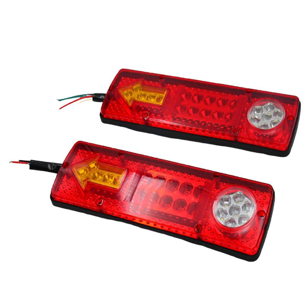 LED Car Truck Trailer 12V Tail Lights Indicator Reverse Rear Stop Lamp