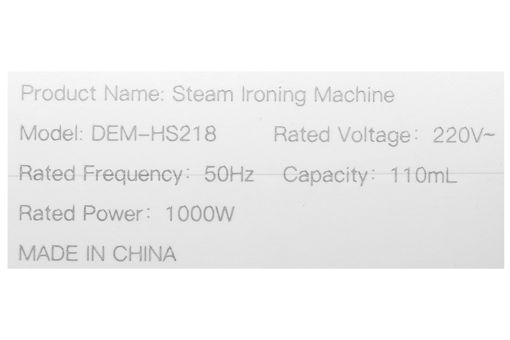 Bàn ủi, bàn là hơi nước cầm tay DEERMA HS218 - Hàng chính hãng