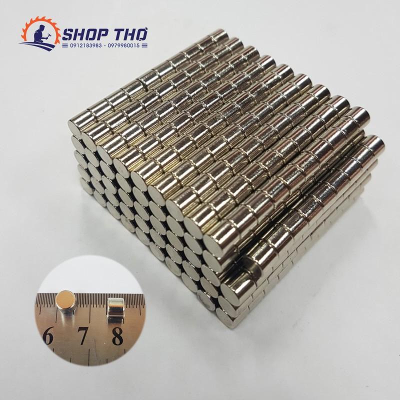 Nam châm hạt tròn D6*5mm