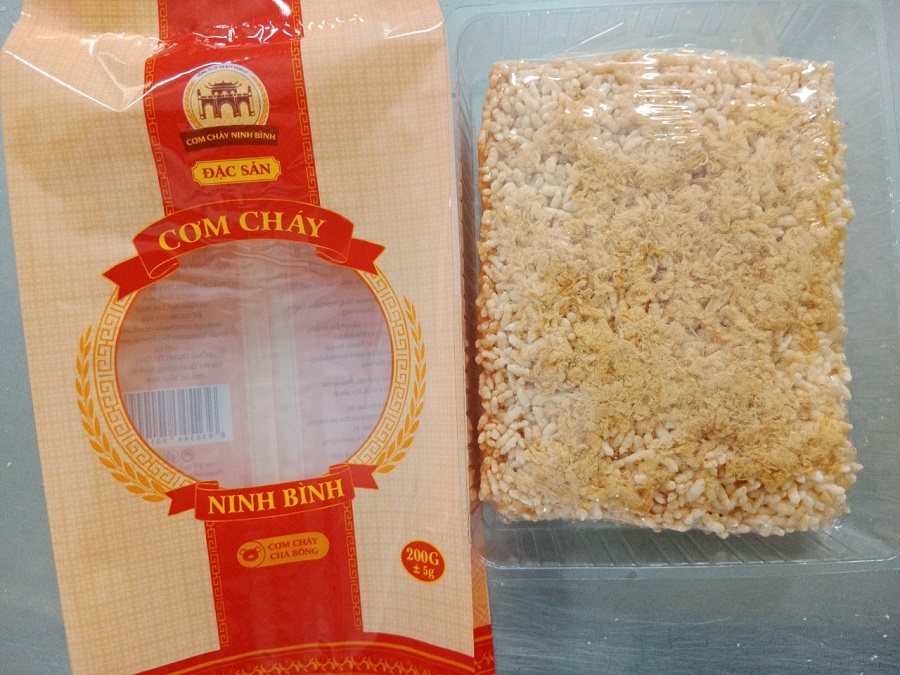 Combo 5 gói cơm cháy chà bông - tặng 01 gói cơm cháy không chà bông