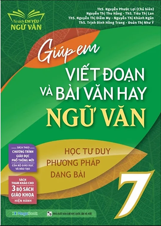 Sách - Giúp em viết đoạn và bài văn hay Ngữ Văn 6.7.8.9 Lẻ Combo