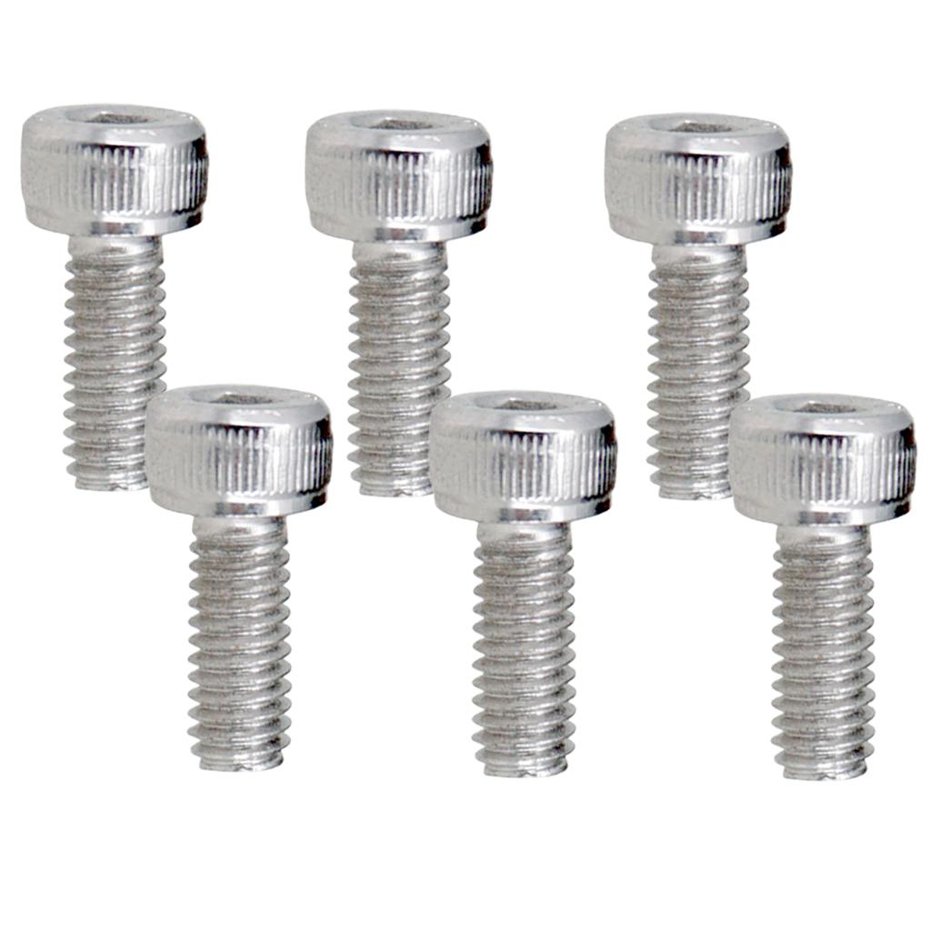 6 Miếng đàn Guitar điện Khóa Dây Nut Kẹp Lục Giác ốc Vít M4
