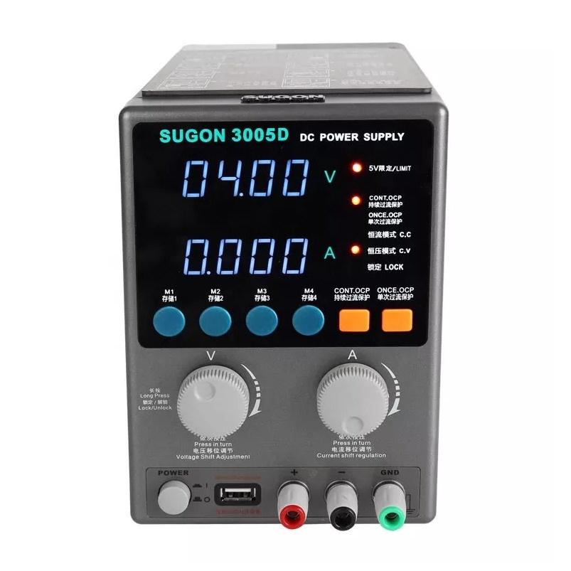 Máy cấp nguồn SUGON 3005D 30V-5A đồng hồ 4 số 30V-5A