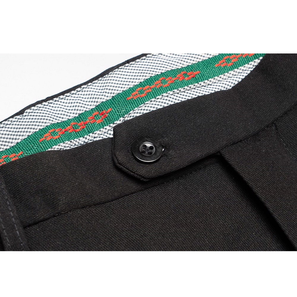 Quần âu nam đen ống côn cao cấp,quân tây nam vải dày dặn không nhăn không xù trẻ trung, dáng ôm năng động - Màu đen - Size 30