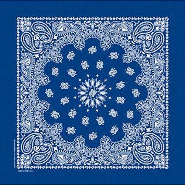 Khăn Bandana (Khăn Turban EXO) Màu Xanh Dương - Mã B006