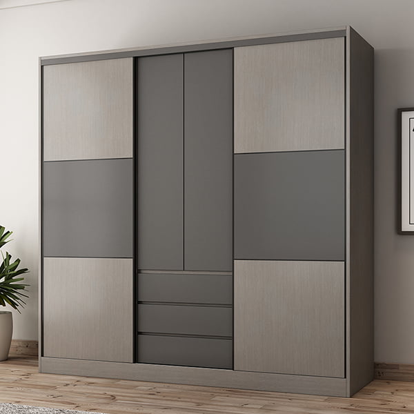 Tủ quần áo hiện đại thiết kế nhã nhặn