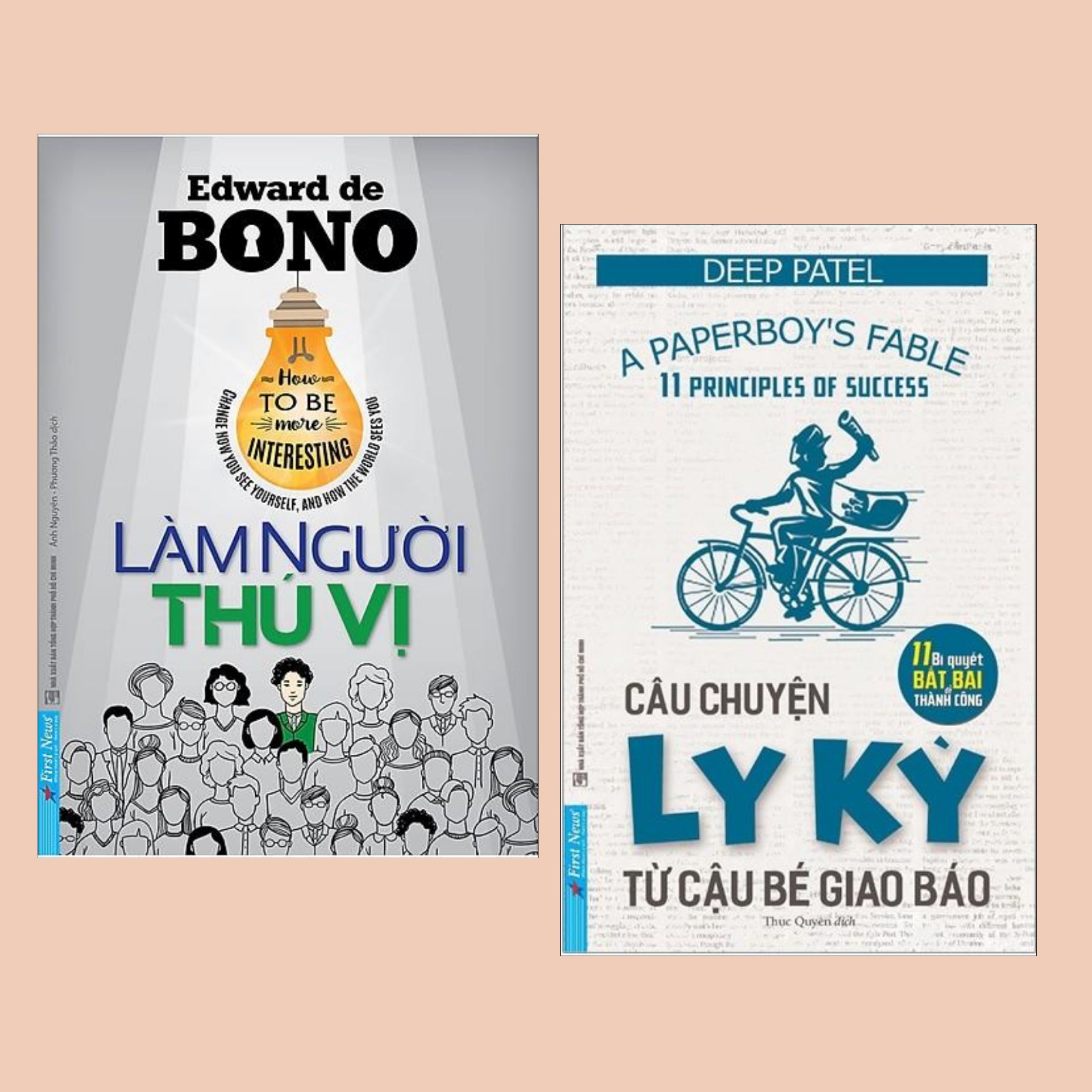 Combo Sách Thay Đổi Bản Thân: Làm Người Thú Vị + Câu Chuyện Ly Kỳ Từ Cậu Bé Giao Báo -