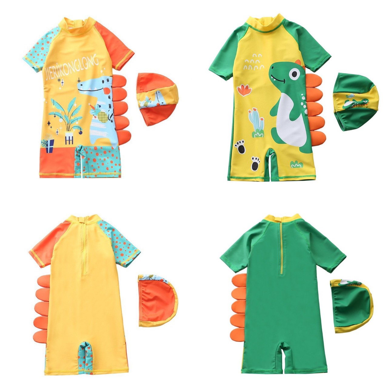 BỘ ĐỒ BƠI BÉ TRAI BÉ GÁI 1 MẢNH LIỀN CHỐNG CẢM LẠNH NHIỀU MẪU ( TẶNG KÈM NÓN BƠI )