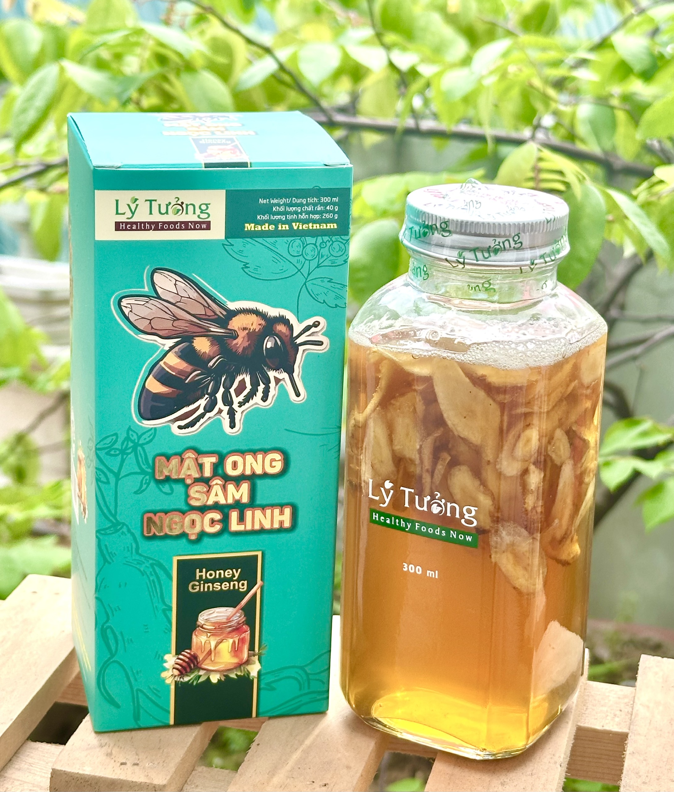 Mật Ong Sâm Dây Ngọc Linh Lý Tưởng 300ml