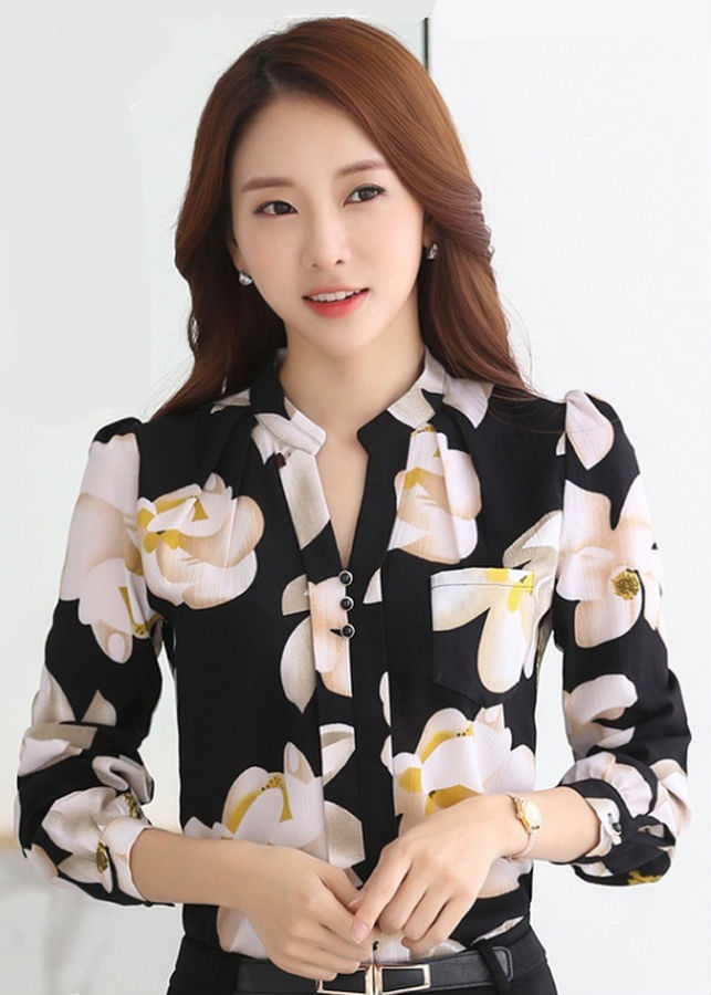 Áo Sơ Mi Nữ Tay Dài Titishop SMN131