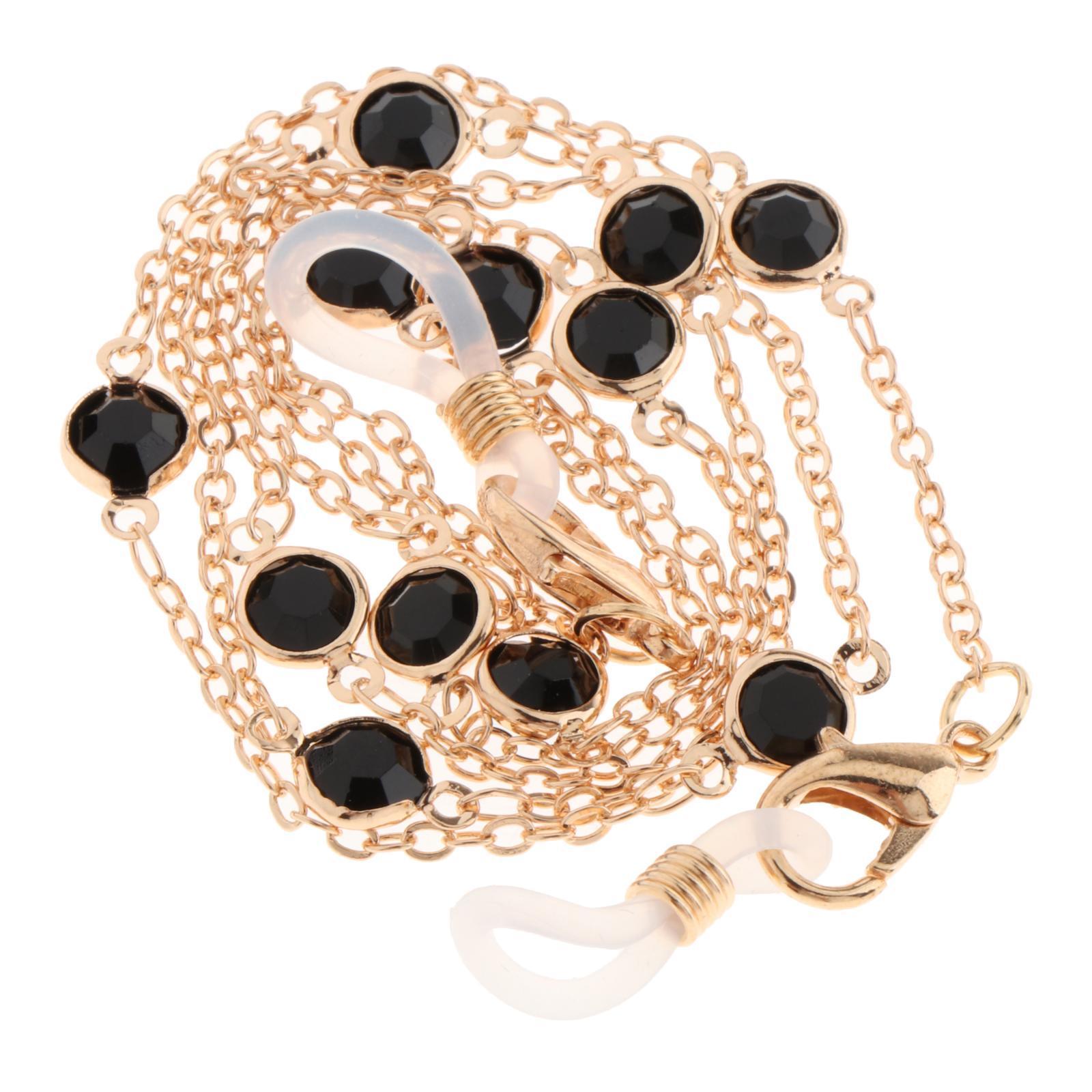 Metal Beaded Eyeglass Chains Chian Strap Holder Neck Chain