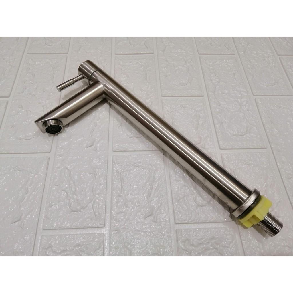 Vòi lavabo lạnh inox 304