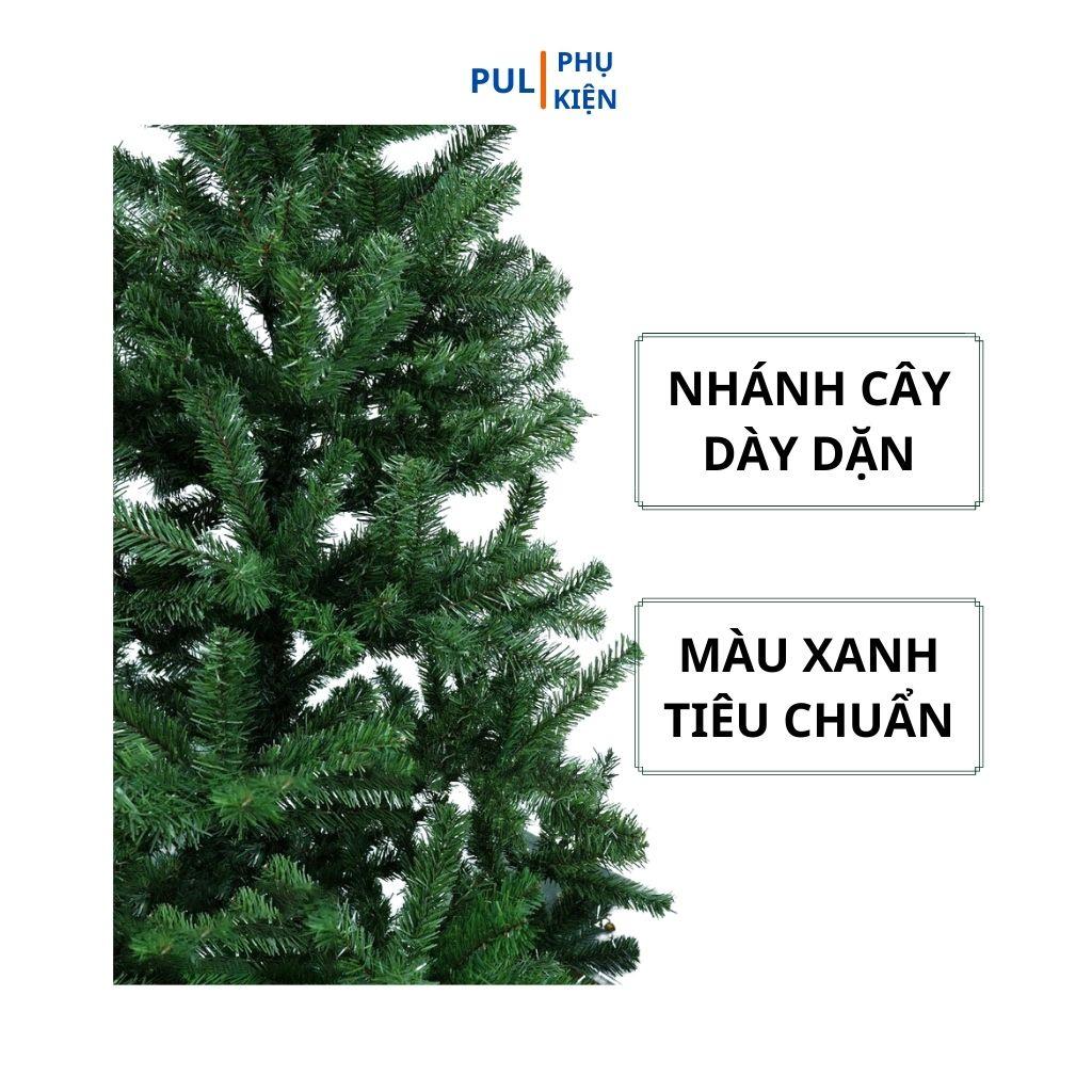 Cây thông noel xanh 1m8 kèm bộ phụ kiện trang trí giáng sinh