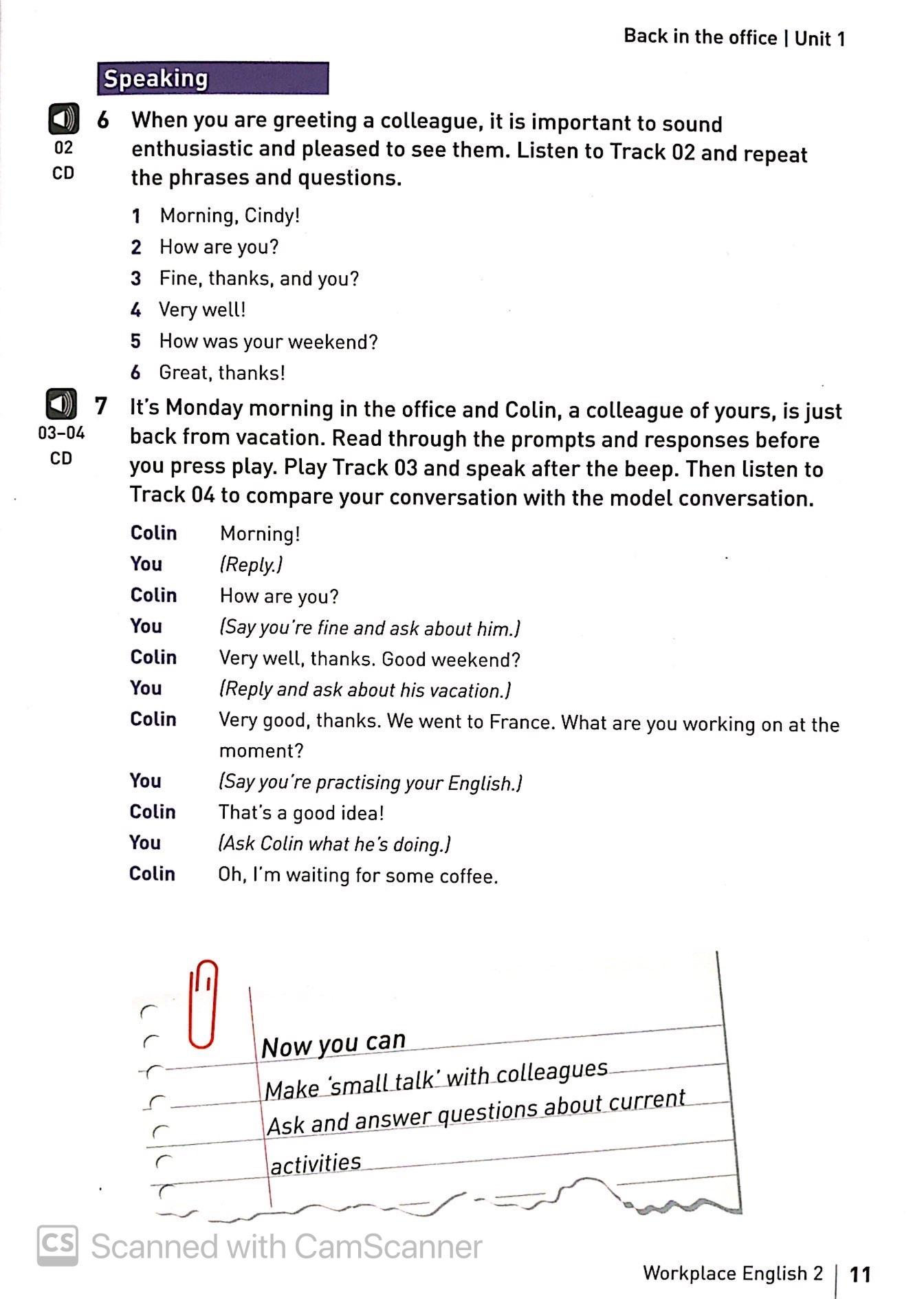 Collins English For Work - Workplace English 2