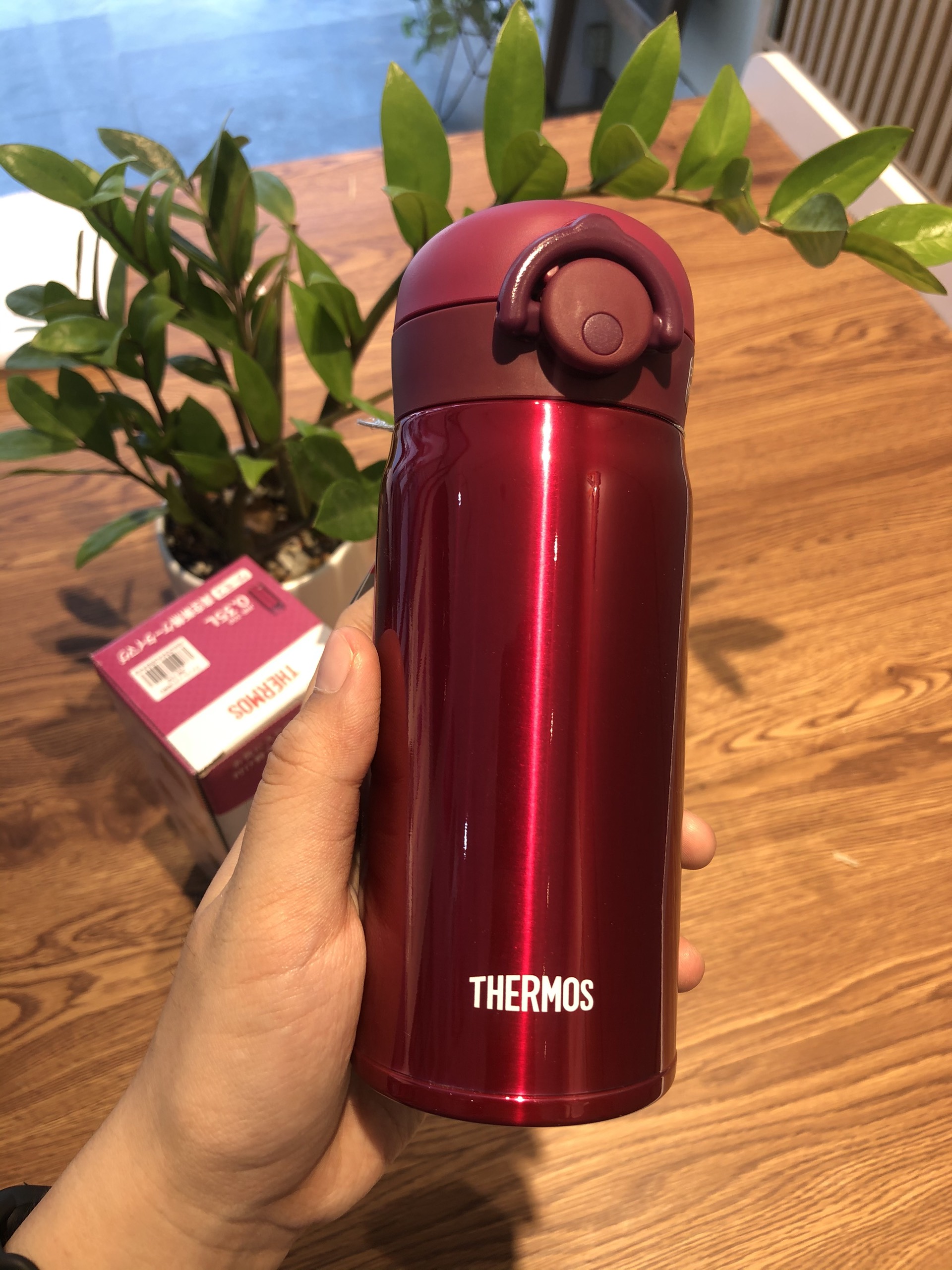 Bình giữ nhiệt Thermos nút bấm JNR-350 - Dung tích 350ml - Hàng chính hãng