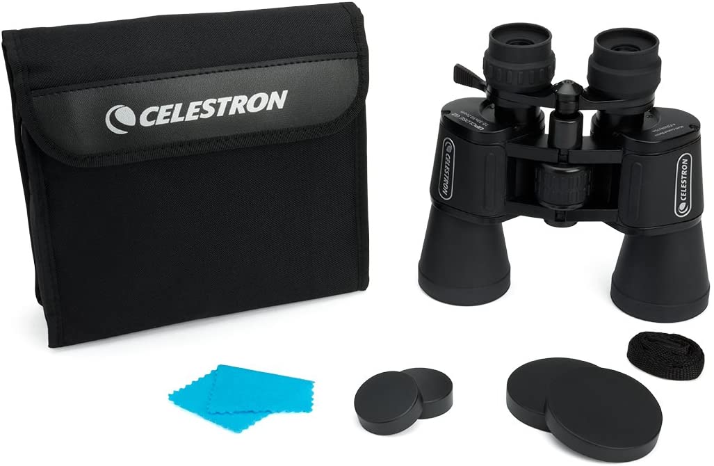 Ống nhòm chính hãng Celestron điều chỉnh  độ phóng đại từ 10 đến 30 lần, màu đen, thu phóng linh hoạt để xem ở cả khoảng cách trung và tầm siêu xa