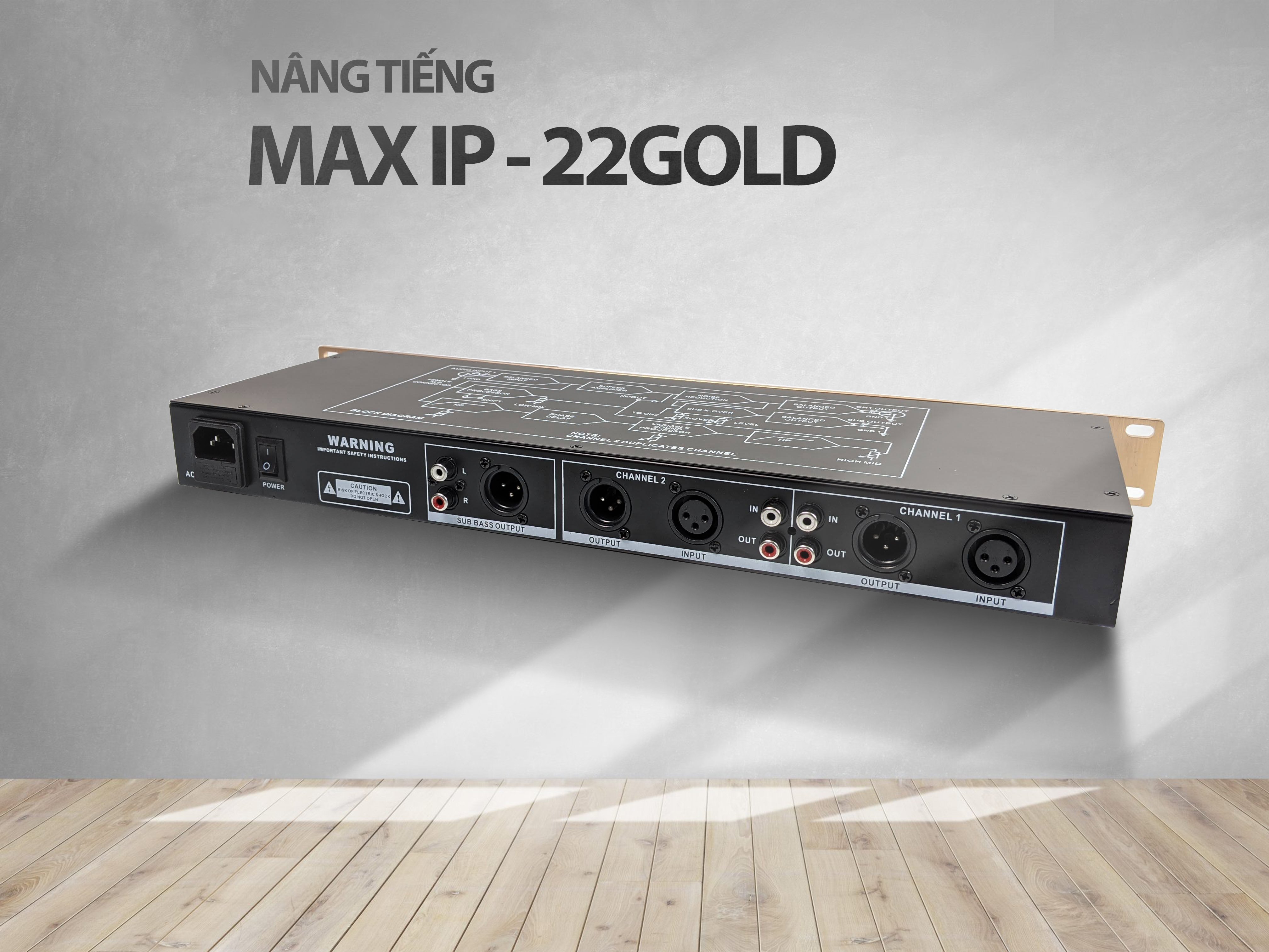 Nâng tiếng Max IP22 Gold - Thiết kế kim loại cao cấp, đèn led nổi bật - Cải thiện chất lượng âm thanh tối ưu - Đầy đủ chức năng, đầy đủ kết nối - Bền bỉ, đơn giản, hiệu quả - Đem lại âm thanh sống động nhất cho bạn - Hàng nhập khẩu