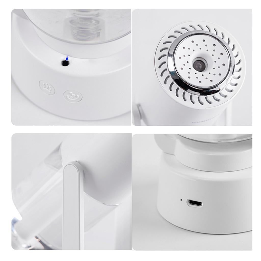 Mini Air Humidifier Aroma 230ml Water Tank With 7 Colorful Light