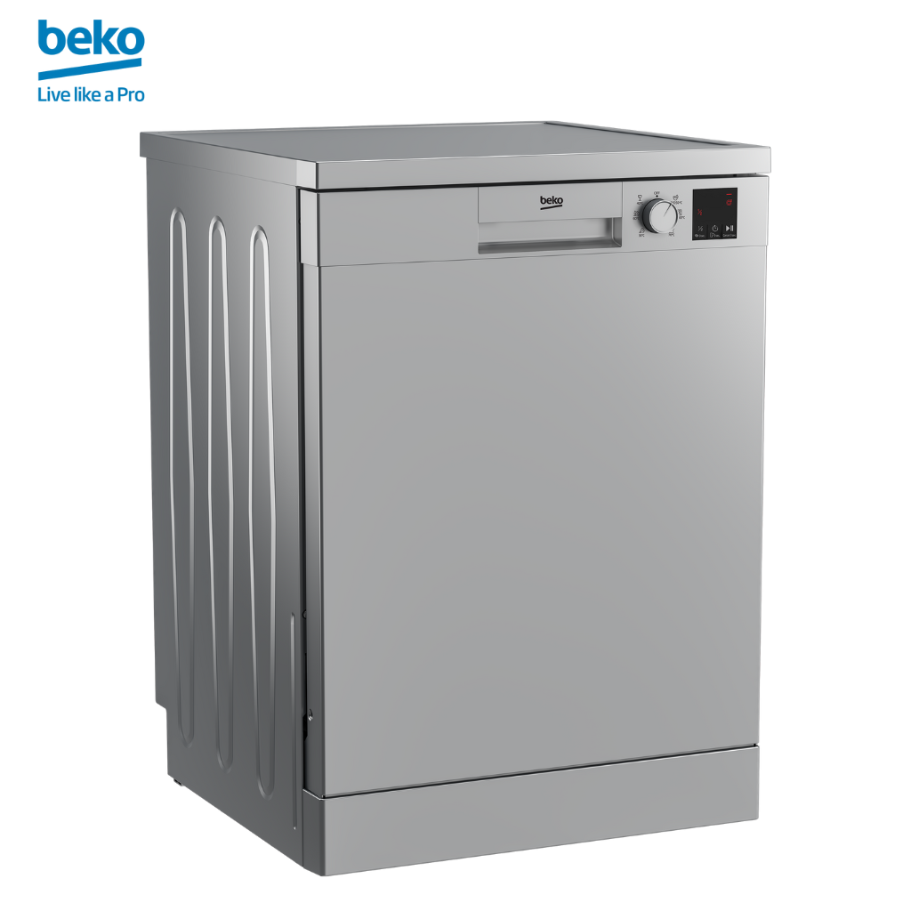 Máy Rửa Chén Độc Lập BEKO 14 Bộ, 6 Chương Trình Rửa, Tiết Kiệm Điện A+++ - DVN06431S - Hàng Chính Hãng