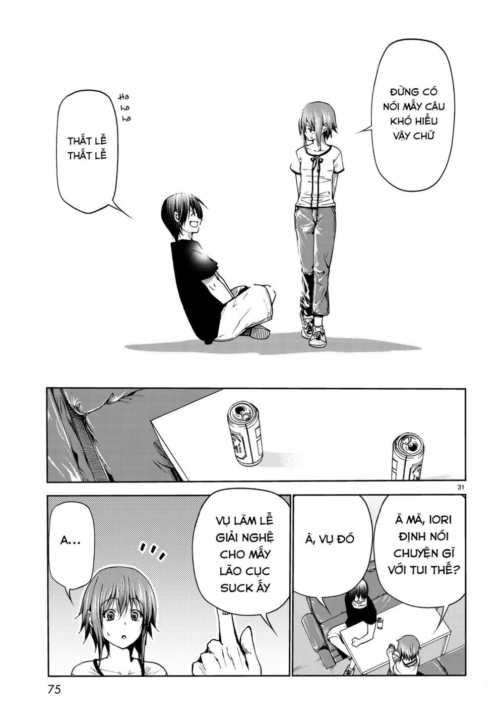 cô gái thích lặn - grand blue chapter 45 31