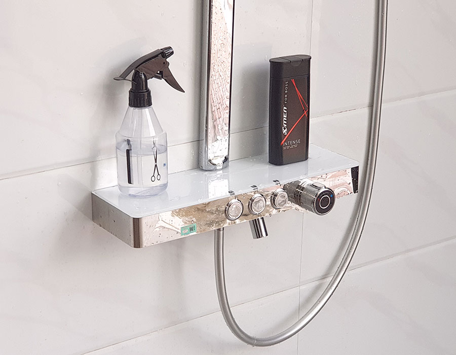 Sen bộ tắm đứng nóng lạnh Eurolife EL-SC907 (Trắng bạc)