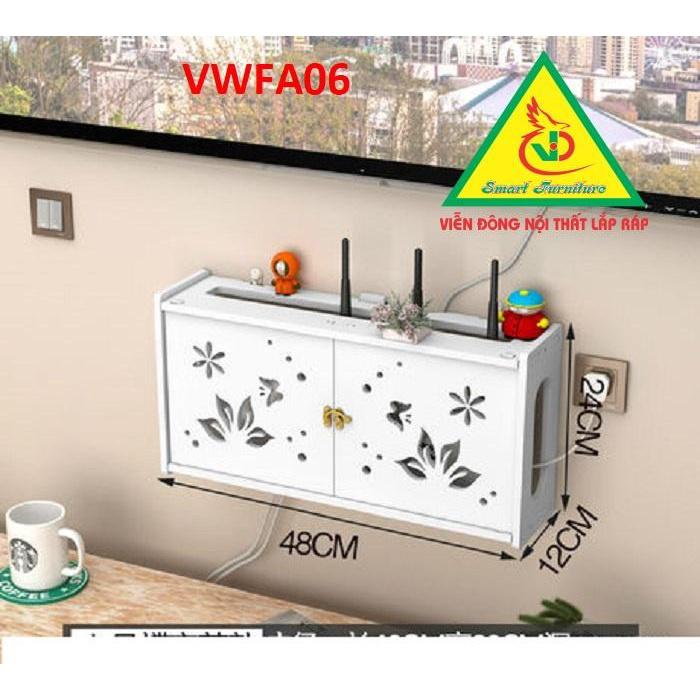 KỆ WIFI TREO TƯỜNG - TỦ KỆ ĐA NĂNG VWFA01.1- NỘI THẤT LẮP RÁP VIENDONG ADV