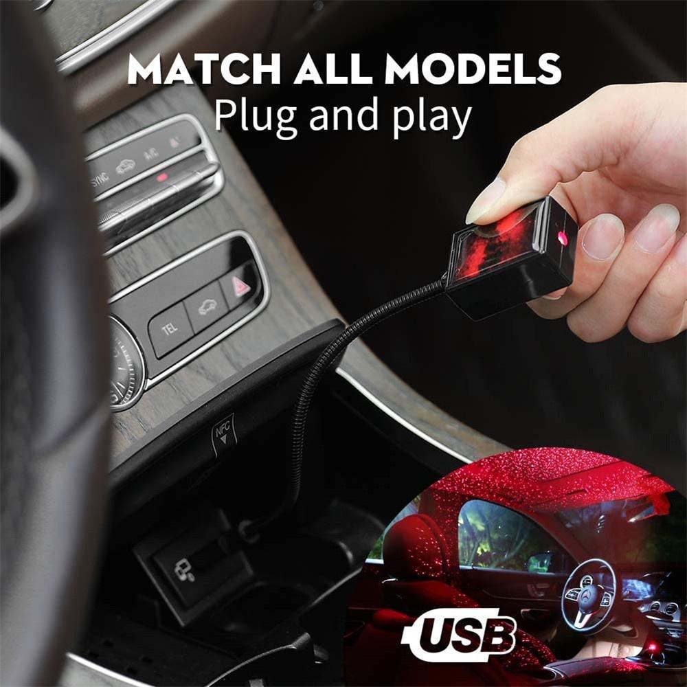 Đèn LED Tạo Hiệu Ứng Bầu Trời Đầy Sao Độc Đáo Trang Trí Nội Thất Xe Hơi