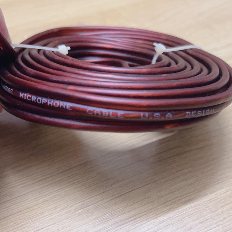 Dây cáp audio 2 ra 2 nâu lõi đồng
