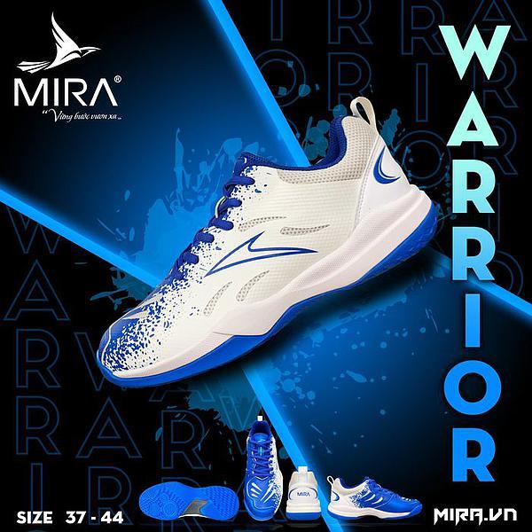 Giày thể thao, Giày cầu lông chất lượng cao bền đẹp Mira Warrior - Dungcusport