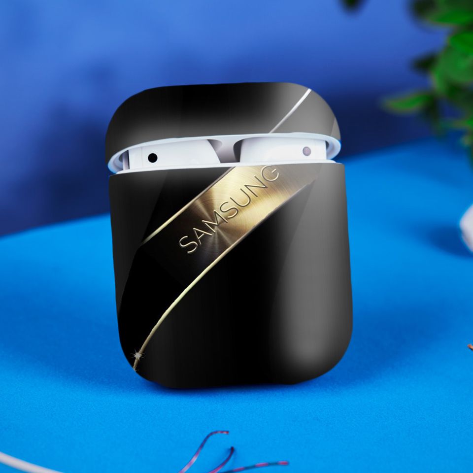 Miếng dán skin chống bẩn cho tai nghe AirPods in hình Họa tiết - HTx055 (bản không dây 1 và 2)