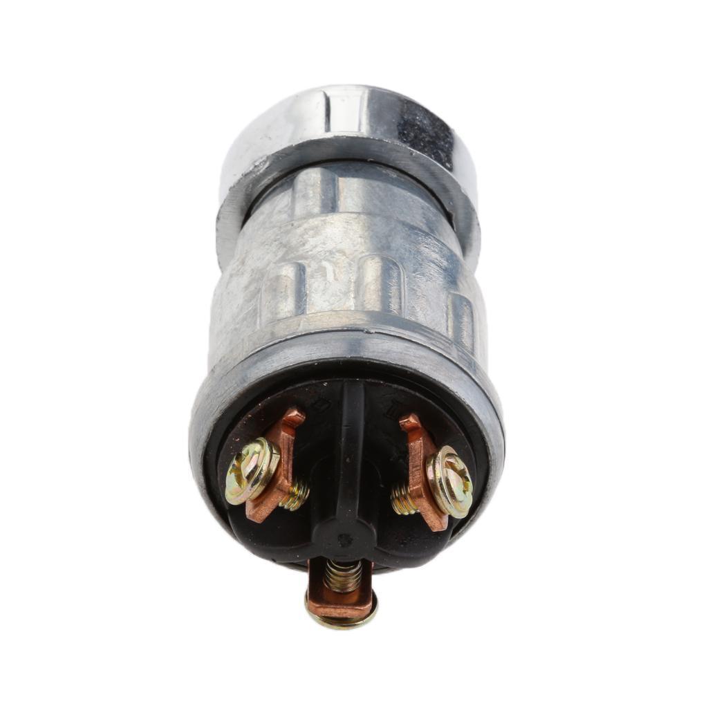 2x New Universal Ignition Starter Key Switch with Momentary Start