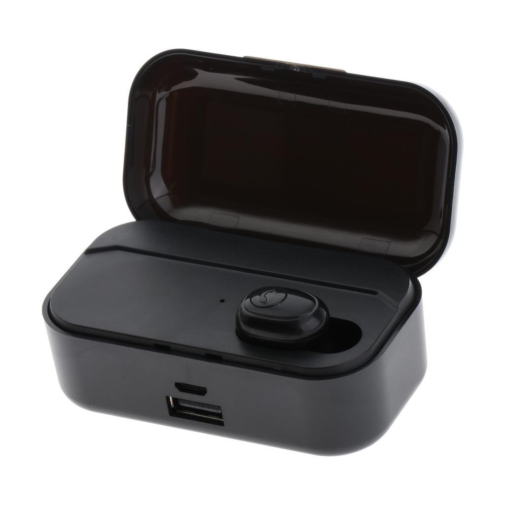 In-ear Wireless Earphone Headset Headphone Earbuds Hands-free Gift Black
