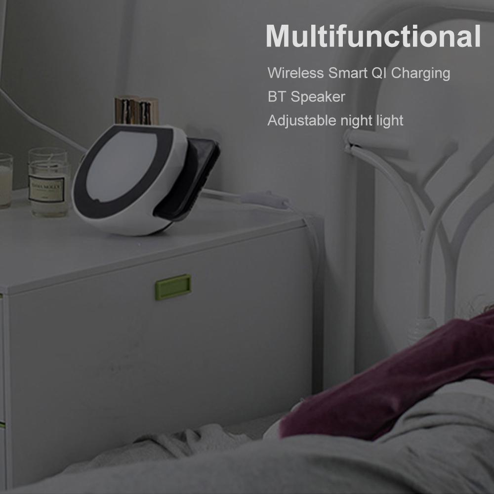 Sạc điện thoại không dây có thể điều chỉnh. Thay thế cho iphone HUAWEI SAMSUNG Xiaomi-Màu trắng