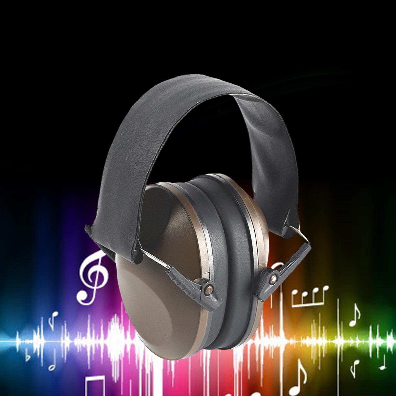 Ear Protection Ear Muffs, Noise Cancelling, Folding Padded Head Band, Lightweight Ear Defenders for Airplane Construction Men Women