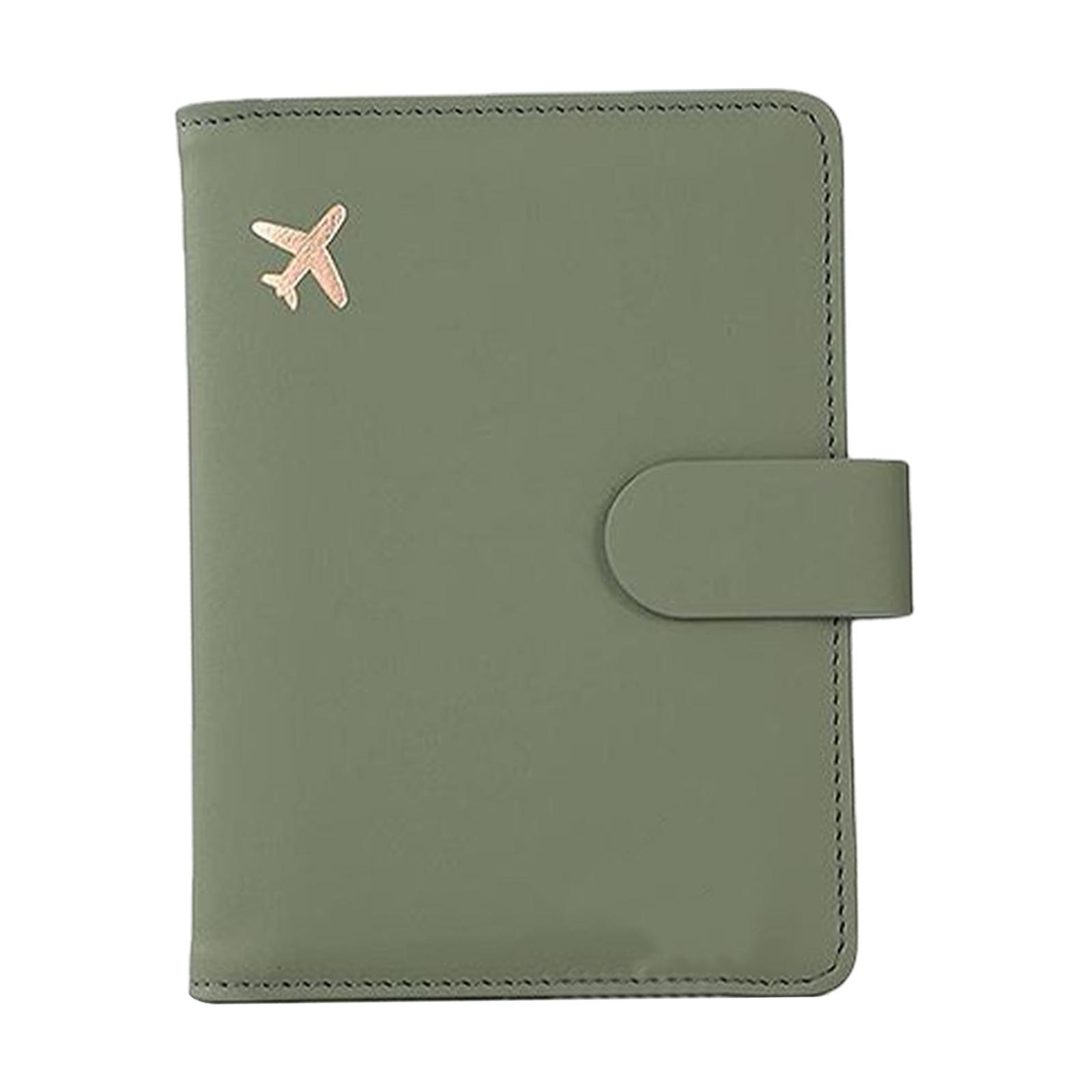 Cover ID Card Holder Document Pouch Card Holder for Green