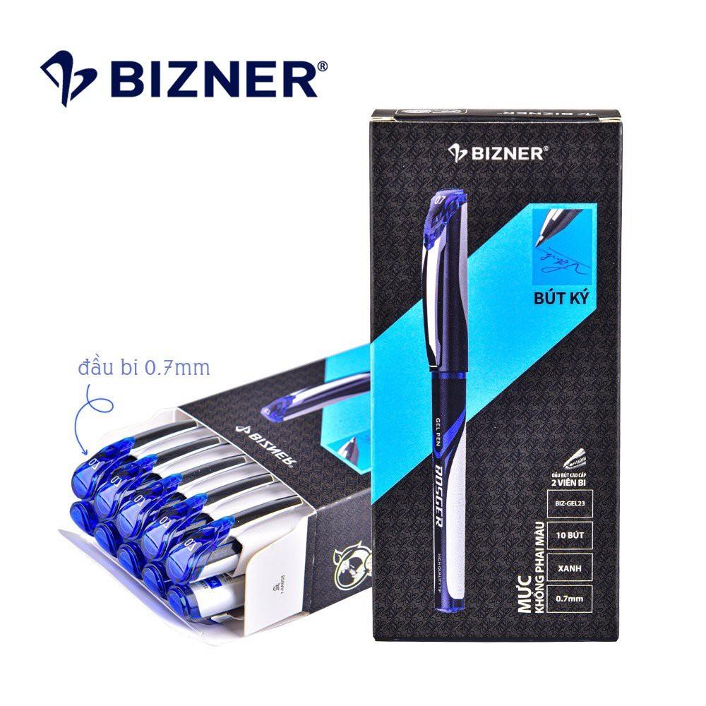 Bút Gel 2 Đầu Bi Thiên Long Bizner Cao Cấp BIZ-GEL23- 2 màu mực Xanh