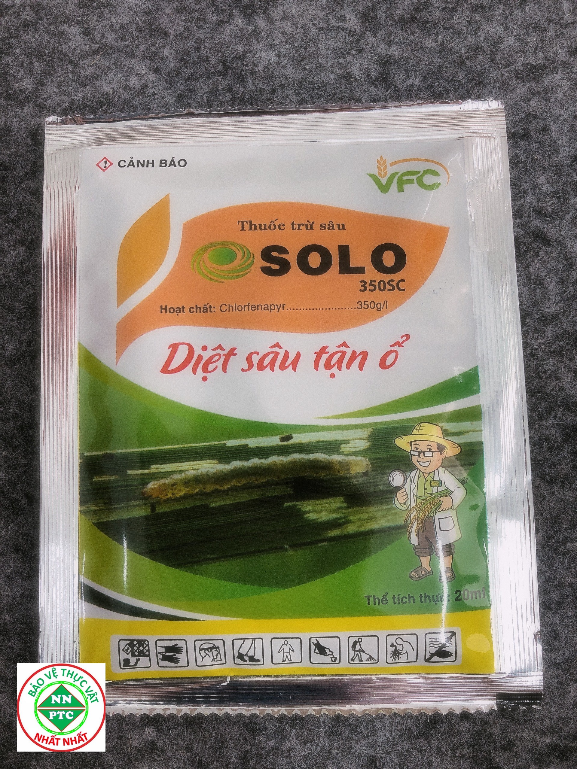 Thuốc trừ sâu cuốn lá lúa - SOLO 350SC 20ml