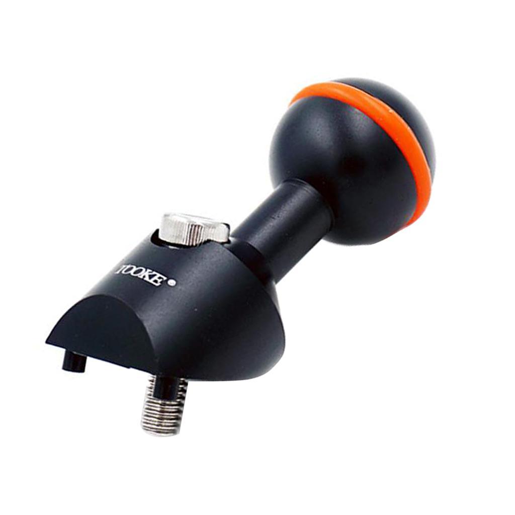Underwater Photography Strobe Ball Joint Adapter Z330 Z240 Strobe, Scuba Diving Light Adapter Base