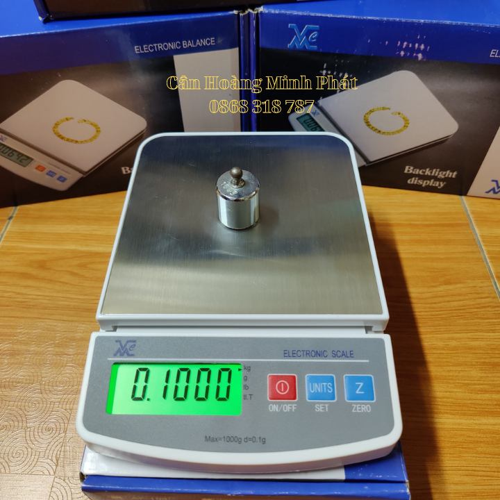 Cân Điện Tử Nhà Bếp Định Lượng 1kg/0.1g FEJ - Cân Chính Xác - Kèm Sạc