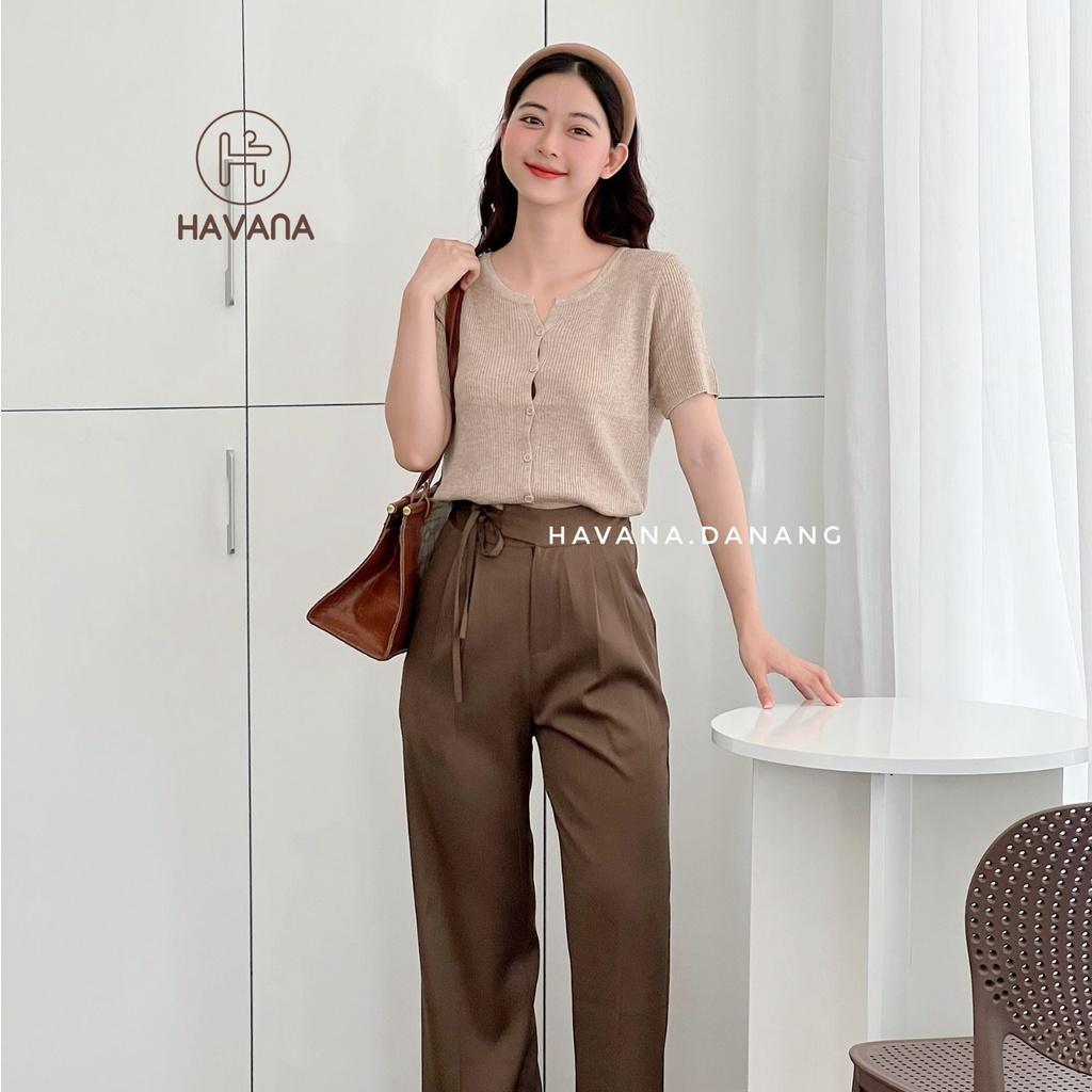 Áo len tăm mỏng cộc tay, áo len trơn ngắn tay nhiều màu