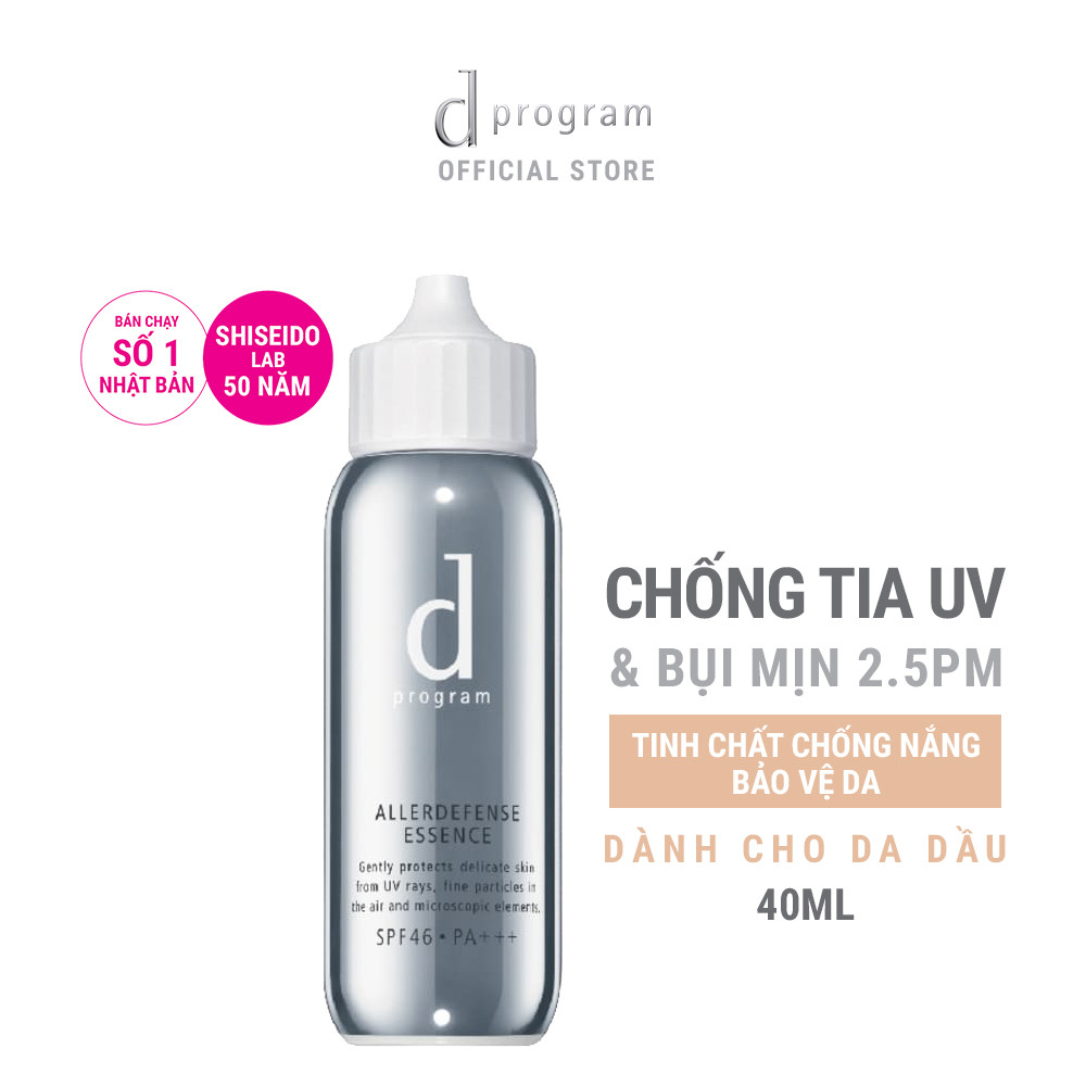 Bộ Sản Phẩm Làm Sạch Và Bảo Vệ Da Chuyên Sâu d program (SRM 120g + Dầu Tẩy Trang 120ml + Thermo Serum 40ml + Tinh chất chống nắng 40ml)