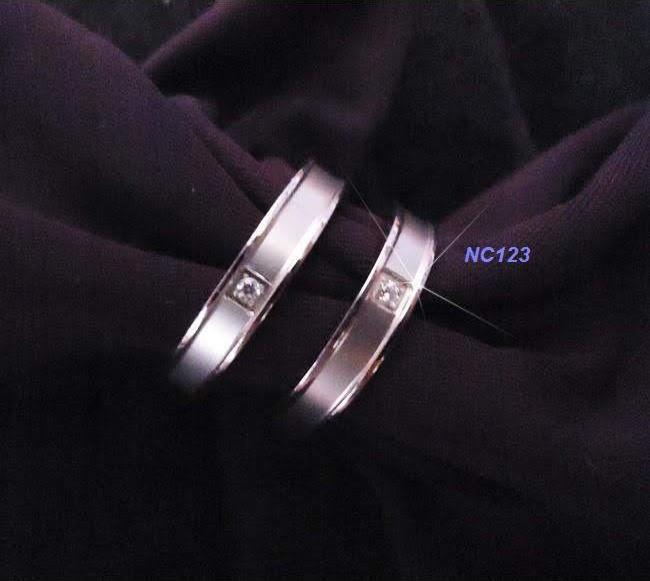 Nhẫn đôi titan trang nhã bền vĩnh cửu NC123k - giá 1 cặp