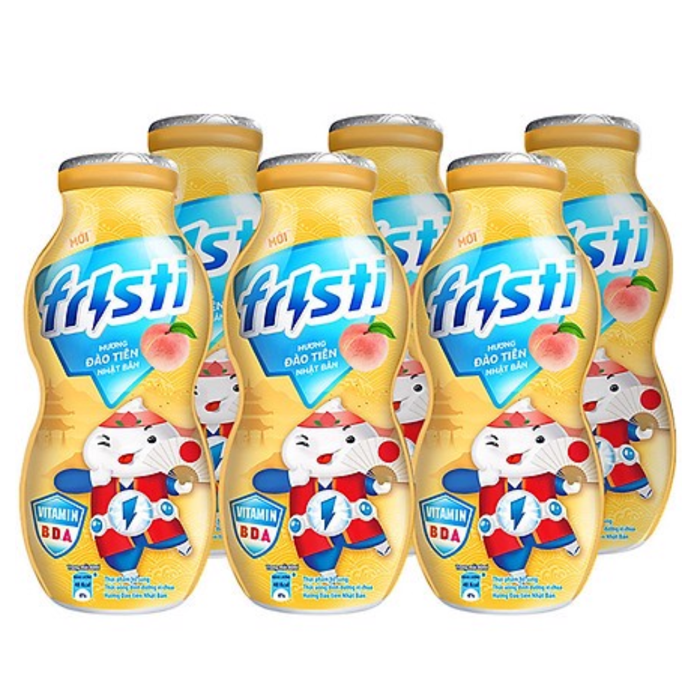 Thùng Fristi Hương Đào Tiên Nhật Bản 48x80ml